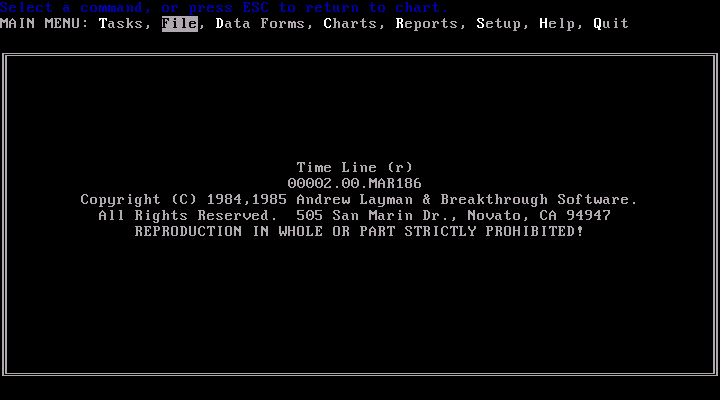 TimeLine 2.00 - Splash